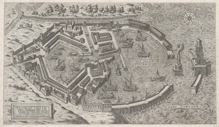Mirror of Roman Magnificence: Port of Roma, 1581., 1581.