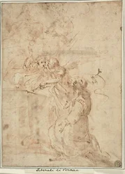 Visjon av Saint Francis of Assisi ved Portiuncula