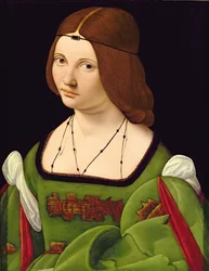 Portrett av en dame (etter restaurering)