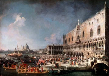 Ankomst av den franske ambassadøren i Venezia, 1725-1726.
