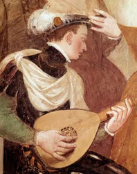 Danseinvitasjoner, detaljer (Fresco