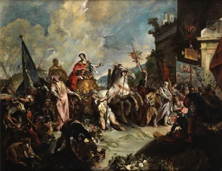Giovanni Antonio Guardi Triumf fra Scipio
