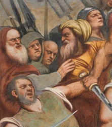 Central Aisle, First South Span, Kristus spikret til korset, Pordenone