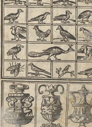 Eksempel på recammi, side 12 recto, 1530.