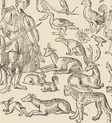 Eksempel på recammi, side 12 verso, 1530.