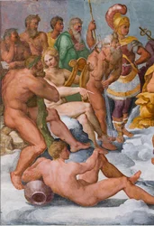 The Assembly of Gods, detalj av 3606292, ca. 1560 (fresco)