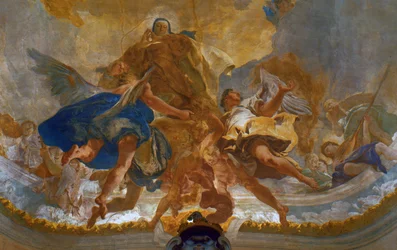 Glorifisering av Saint Theresa (freske)