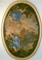 Jomfru Marias kroning. Freske