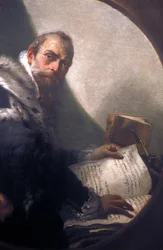 Tiepolo kunstverk, Accademia de Concordi, Rovigo, Veneto, Italia