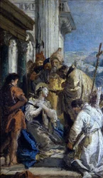 Giovanbattista Tiepolo: Nattverden til Saint Lucia. Slottsmuseet. Milan