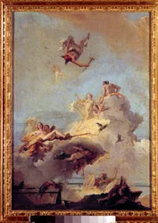 Olympus-maleriet av Giovanni Battista (Giambattista) Tiepolo (1696-1770), 18. århundre, Madrid, Prado-museet.