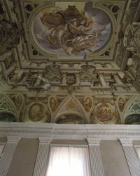 The Fall of Phaeton (Phaethon) (1625) - Fresco in trompe l