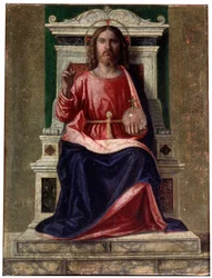 Kristus på tronen, verdens frelser, omkring 1505