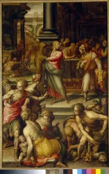 Matteus kall. Maleri av Giovanni Battista Naldini (1537-1591), olje på tre, ca 1583. Italiensk kunst (Firenze)