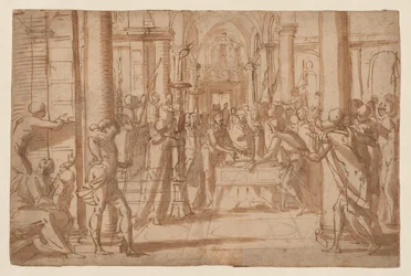 Presentasjon av kroppen til Saint Antoninus av Firenze
