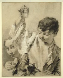 Giacomo mater en hund