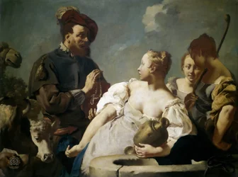 Giovanni Battista Piazzetta, 1740c - Rebecca ved brønnen