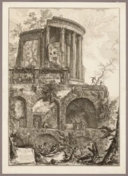 En annen utsikt over Sibylltemplet i Tivoli, fra Views of Roma