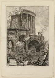 En annen utsikt over Sibylltemplet i Tivoli, fra Views of Roma