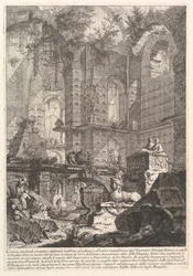Gravkammer oppfunnet og designet etter skikk, og til gammel storhet ..., ca. 1750.