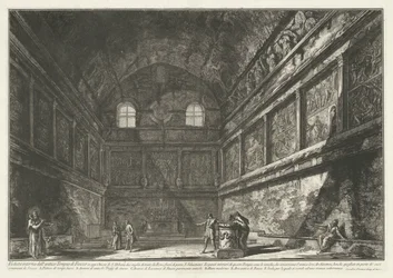 Interieur van kirken Sant