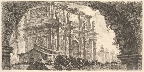 Tavle 9: Konstantinbuen i Roma, fra «Antichità Romane de