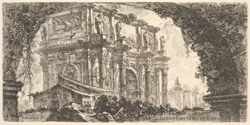 Plate 9: Konstantinbuen i Roma Konstantinbuen i Roma, ca. 1748.
