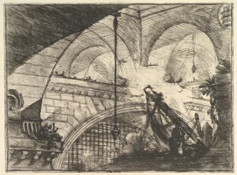The Arch with a Shell Ornament, fra Carceri dinvenzione Imaginary Prisons, ca. 1749-50.