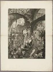The Man on the Rack, plate 2 fra Imaginary Prisons