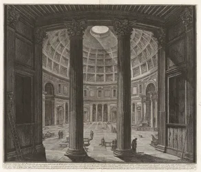 Innvendig utsikt over Pantheon