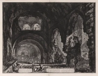 Innvendig utsikt over Villa of Maecenas