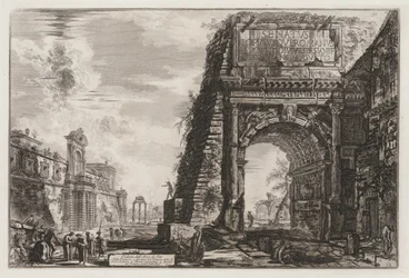 Utsikt over Roma: Buen eller Titus, 1776.