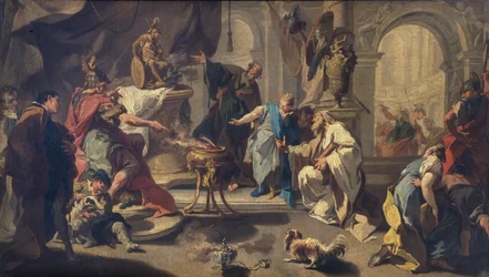 Hannibal sverger evig fiendskap til romerne, ca. 1723 (olje på lerret)