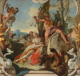 Bacchus og Ariadne, ca. 17431745.