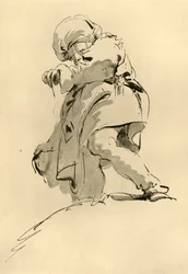 Mann med turban, midten av 1700-tallet, 1928