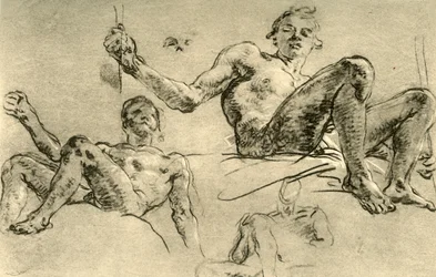 Nakenstudier, midten av 1700-tallet, 1928