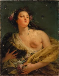 Portrett av en dame som Flora