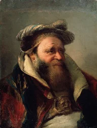 Portrett av en gammel mann, 1750-1770.