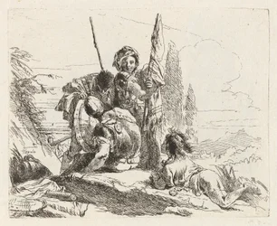 Three Soldiers and a Boy, fra Vari capricci (Various Capriccios)
