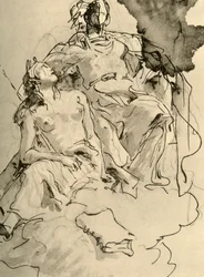 To kvinner, midten av 1700-tallet, 1928