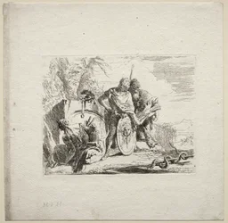 Ulike Caprices: The Young Soldier and the Astrologer, 1785.