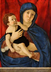 Engelsk: Maria med barnet Madonna og barnet