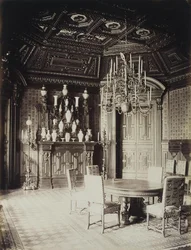 Stroganov-palasset i St. Petersburg. Spisestuen, 1860-tallet