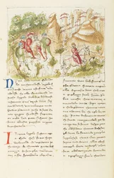 Dekameron, Det romerske felttoget; Agnolella flykter fra bandittene, Femte dag, Novelle 3.
