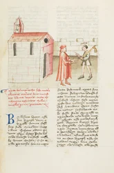 Dekameron, De stummes seraglio - Masetto da Lamporecchio ankommer klosteret, tredje dag, novelle 1.