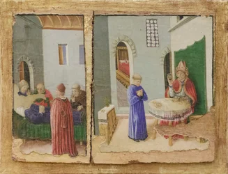 Historien om Saint Savino, forgiftningen av helgenen og Vindemios død