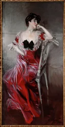 Miss Bell-maleri av Giovanni Boldini (1842-1931)