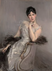 Dame i hvitt Dame i hvitt, 1902.