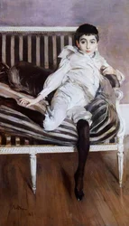 The Little Subercaseuse av Giovanni Boldini (1842-1931)