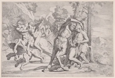 Utdannelsen til Achilles, 1650-55.